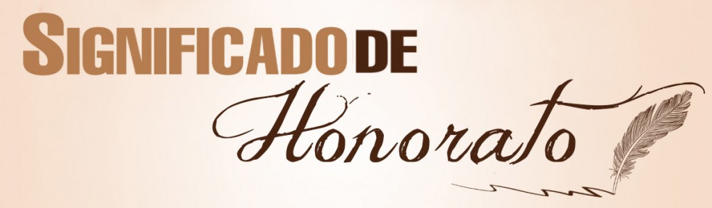 Significado de Honorato